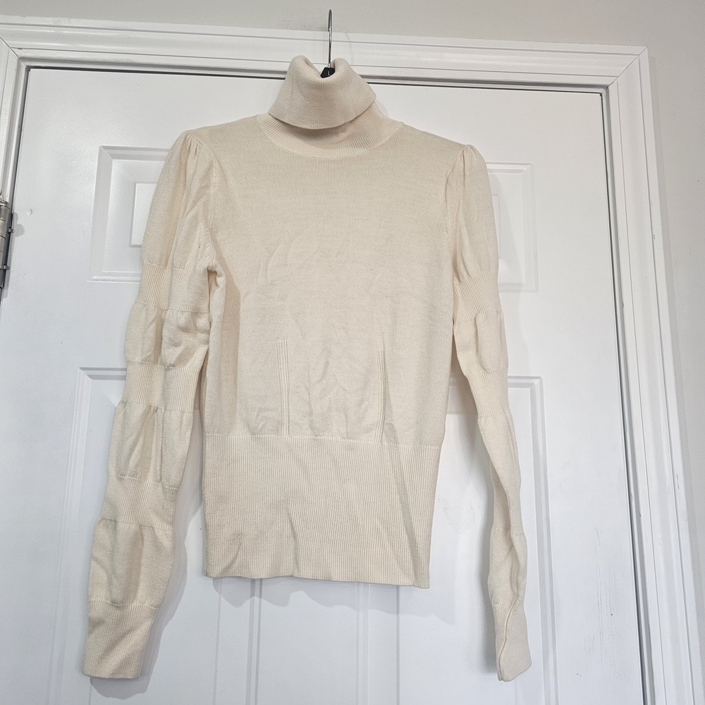 Moda International Ivory Knit Sweater Merino Wool 95%{Bx20}